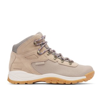 Columbia Wandelschoenen Heren, Newton Ridge Canvas Waterproof Bruin Koningsblauw, 13UWXRAJN